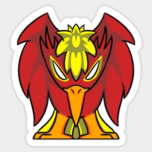 Blitz Phoenix Anime Logo Sticker